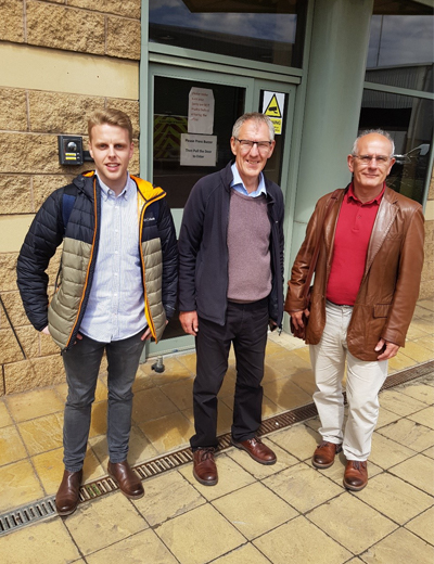 Project partners at Tingley Depot